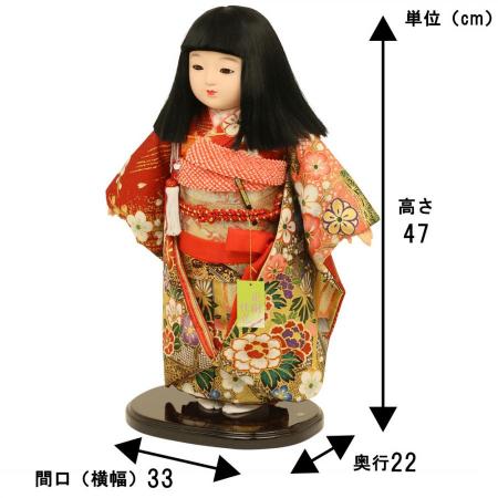 市松人形 公司作 日本人形