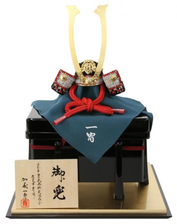 【工房真別注】四分の一 紫裾濃長鍬　【一冑作】