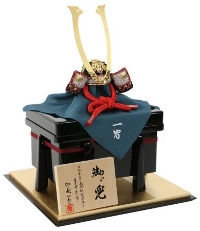 【工房真別注】四分の一 紫裾濃長鍬　【一冑作】