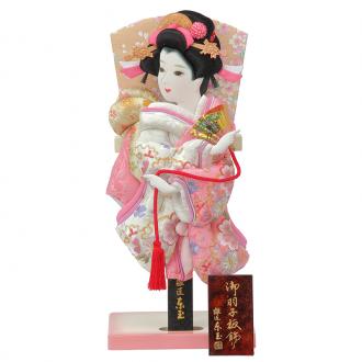「東之華コラボ:10号刺繍雪輪桜/ピンクベージュ」