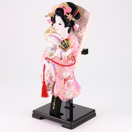 「東之華コラボ:10号刺繍雪輪桜/ピンクベージュ」