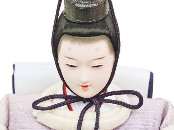 人形工房天祥 限定オリジナル ケース飾入り 親王飾り 衣装着ひな人形「芥子親王雛 富士山雛(桜刺繍衣