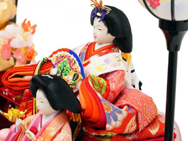 人形工房天祥 限定オリジナル ケース飾入り 親王飾り 衣装着ひな人形 十五人飾り アクリルケース オ