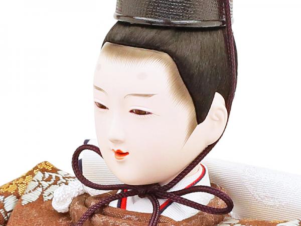 人形工房天祥 限定オリジナル 平飾り 「新古今雛 大三五親王 京都西陣帯 高級帯仕立て」