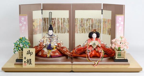 「きずな」親王飾り